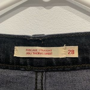 Levi’s ribcage jeans